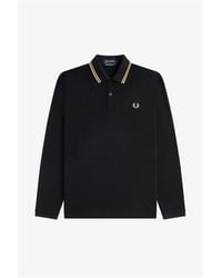Fred Perry - Mie Tip Short Sleeve Polo Shirt - Lyst