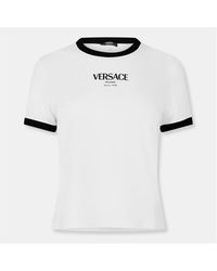 Versace - T-Shirt With Logo - Lyst
