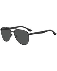 BOSS - Pilot Round Sunglasses - Lyst