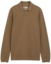 Barbour - Essentials Long Sleeve Polo Shirt - Lyst