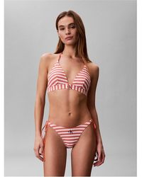 Calvin Klein - Triangle Bikini - Lyst