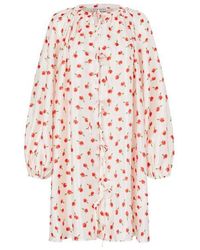 Stine Goya - Volum Bow Mini Dress - Lyst