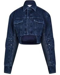 Off-White c/o Virgil Abloh - Oversize Denim Jacket - Lyst