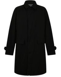 BOSS - P Jared Rvs Overcoat - Lyst