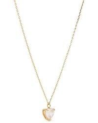 Kate Spade - Brilliant Statements Tri-Prong Pendant Necklace - Lyst
