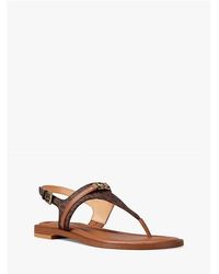 MICHAEL Michael Kors - Mandy Flat Sandals - Lyst