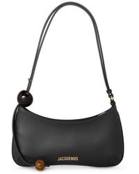 Jacquemus - Beaded Cotton Le Bisou Perle Shoulder Bag - Lyst