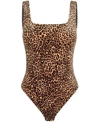 GOOD AMERICAN - Tank Velvet Bodysuit - Lyst