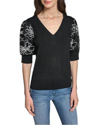 KARL LAGERFELD - Sportswear Knitted Top - Lyst