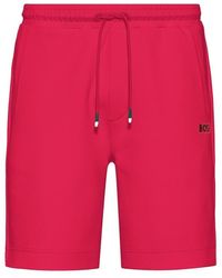 BOSS - Headlo 1 Embroidered Logo Shorts - Lyst