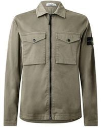 Stone Island - Stone Gd Overshirt Sn64 - Lyst