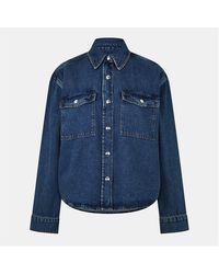 Anine Bing - Paxton Long Sleeve Relaxed Fit Denim Shirt - Lyst