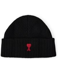 Ami Paris - Wool Adc Beanie - Lyst