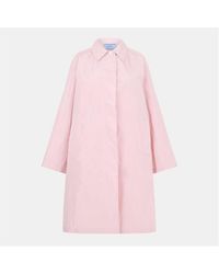 Prada - Taffeta Overcoat - Lyst