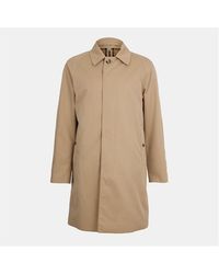 Burberry - Sand Overcoat & Trench Coat Cotton - Lyst