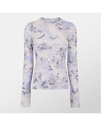Off-White c/o Virgil Abloh - Fresco Slim Fit Crew Neck Sweatshirt - Lyst