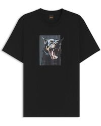 BOSS - Doberman T-Shirt - Lyst