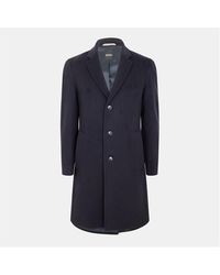 BOSS - Hyde Overcoat - Lyst