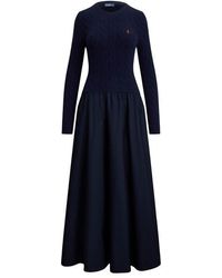 Polo Ralph Lauren - Cable A-Line Dress - Lyst