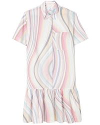 PS by Paul Smith - Ps Swirl Dress Ld42 - Lyst