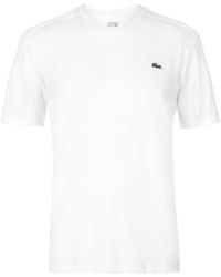 Lacoste - Embroidered Logo T Shirt - Lyst