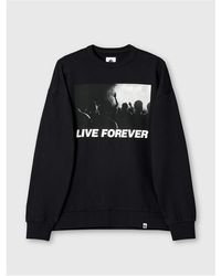 Pretty Green - Pg Live Forever Crew Sweatshirt - Lyst