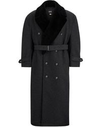 BOSS - Yama Tailored Fit Formal Coat - Lyst