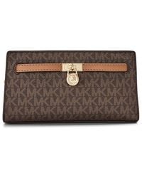 MICHAEL Michael Kors - Hamilton Cross Body Wallet On Chain - Lyst