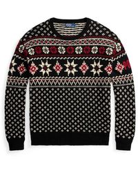Polo Ralph Lauren - Fairisle Cashmere Crew Neck Jumper - Lyst