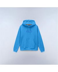 Napapijri - Box Logo Hoodie - Lyst