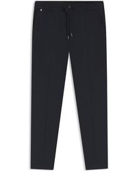 BOSS - Straight Leg Trousers - Lyst
