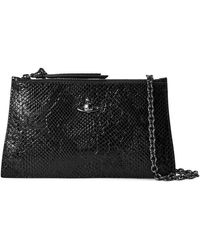 Vivienne Westwood - Raffia Zip Clutch - Lyst