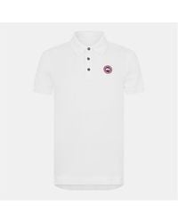 Canada Goose - Beckley Logo Cotton Polo Shirt - Lyst