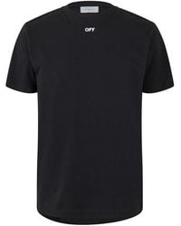 Off-White c/o Virgil Abloh - Arrow Slim Cotton Short Sleeve T-Shirt - Lyst