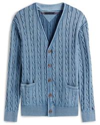 Tommy Hilfiger - Cable Knit Cardigan - Lyst