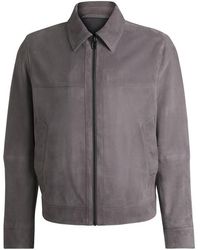 BOSS - H-Malbano5 Leather Jacket - Lyst