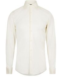 BOSS - H Hank Spread Long Sleeve Oxford Shirt - Lyst