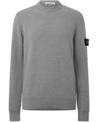 Stone Island - Stone Textured Knit Sn64 - Lyst