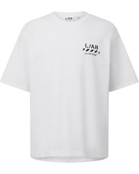 L/AB Off White - L/Ab Off Diag T - Lyst