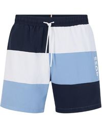BOSS - Court Quick-Drying Swimming Trunks - Lyst