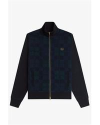 Fred Perry - Tartan Tracksuit Top - Lyst