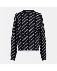 Balenciaga - Logo Sweater - Lyst