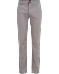 BOSS - Chino Slim Trousers - Lyst