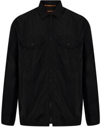 BOSS - Zip Shacket - Lyst