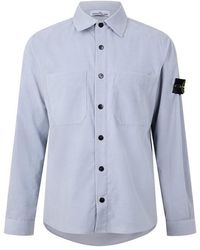 Stone Island - Stone Cord Shirt Sn64 - Lyst