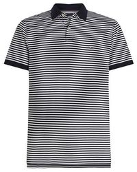 Tommy Hilfiger - Stripe Piqué Short Sleeve Polo Shirt - Lyst