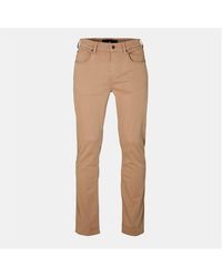 7 For All Mankind - Slimmy Sateen Slim Fit Trousers - Lyst