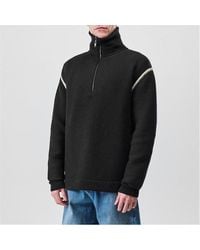 Maison Margiela - Half Zip Knit Sweater - Lyst