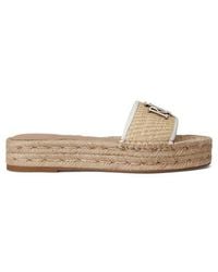 Ralph Lauren - Flatform Sandals - Lyst