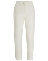 BOSS - Tolinda D Straight Leg Trousers - Lyst